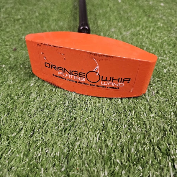 Orange Whip Putting Wand Blade Putter Putt Training Aid Flexible Shaft RH LH 35"