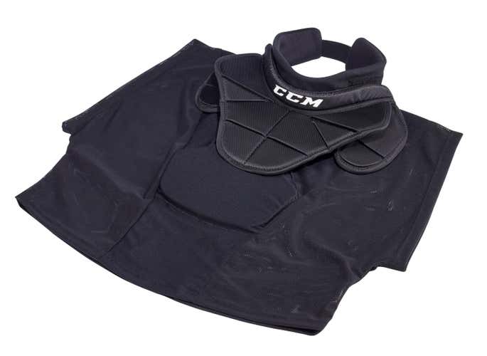 CCM Goal Neck Protector, Vest Style, Sr Size