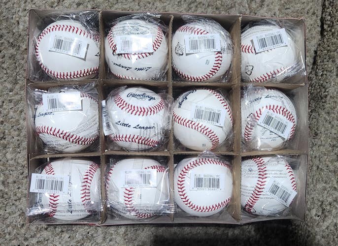 Rawlings Baseballs 12 Pack (1 Dozen) (New)
