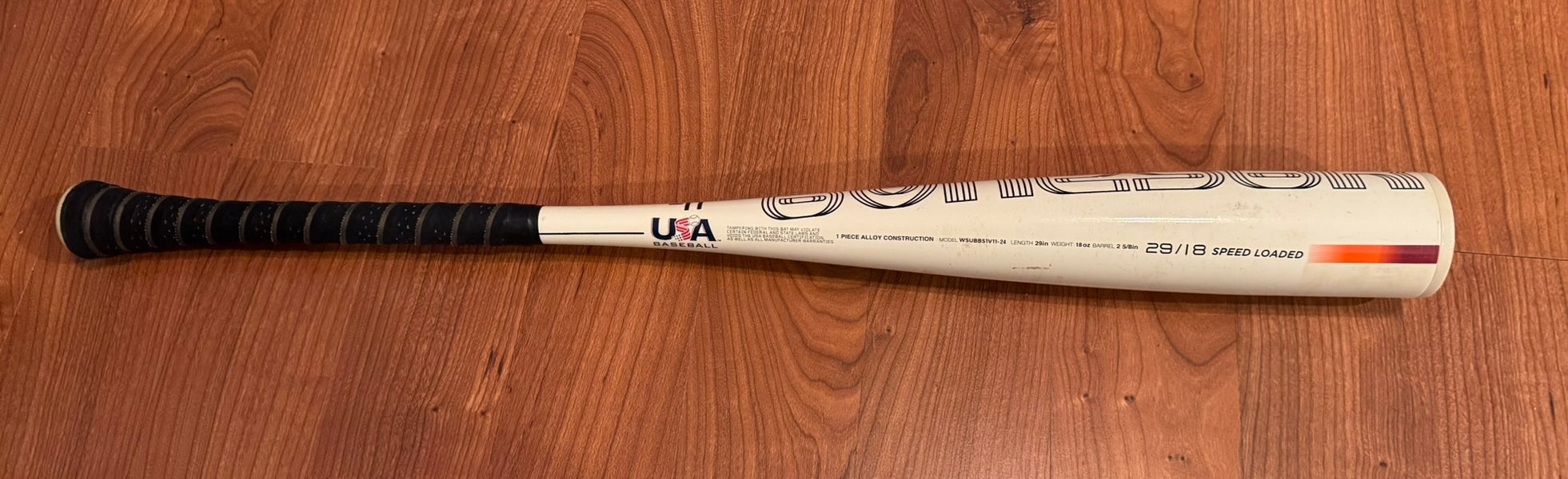 2024 Warstic Bonesaber Alloy USABat Certified Bat (-11) 18 oz 29" (Used)