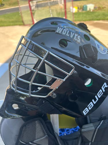 Intermediate 2017 Medium Bauer NME 4 Goalie Mask (Used)