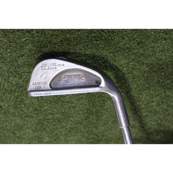 PING Toe Heel Karsten III Black Dot 38" Golf 4 Iron RH / 2B-S745