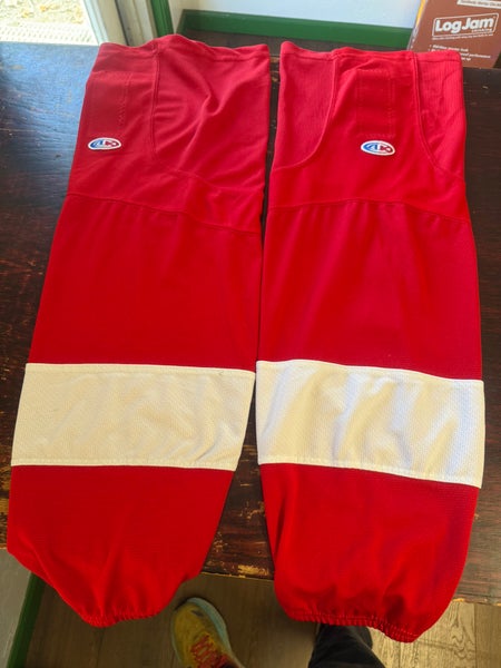 Red Senior Large Athletic Knit Socks (Used)
