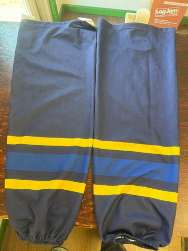 U of M colored Blue Senior Large Socks (Used)