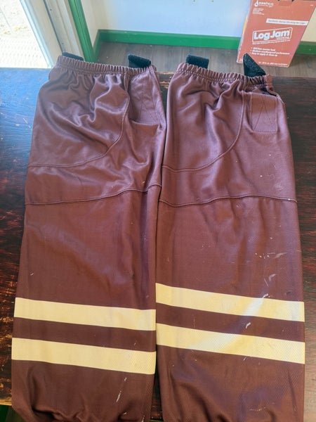 Hershey bears Brown Senior Large CCM Socks (Used)