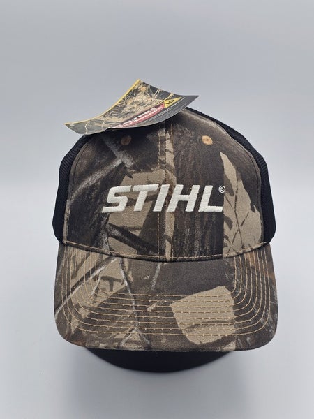 NEW Realtree STIHL Chainsaw Tool Machine Promo Hunting Camo Mesh Hat Strapback