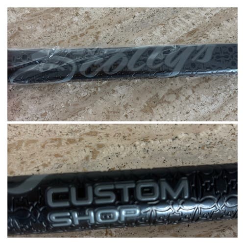 SCOTTY CAMERON “CUSTOM SHOP LARGE PADDLE GRIP - BLACK / GRAY” - NWT!