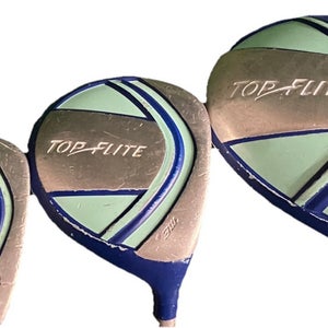 Top Flite Women's Wood Set 460cc Ti Driver,3w, 5h RH Ladies Graphite New Grips