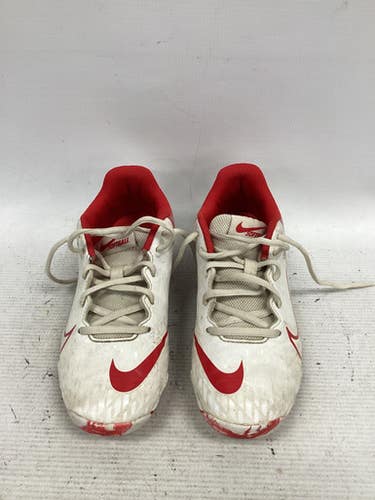 Used Nike DIAMOND CLEATS BB/SB Cleats Red And White Junior 03 11851-S000038611