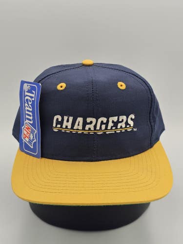 MEW Vintage San Diego Chargers NFL Sports Competitor Twill Hat Cap Vtg Snapback