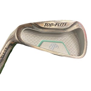 Top Flite Stainless 7 Iron LH Ladies Flex Graphite 36" New Grip Nice Lefty Club