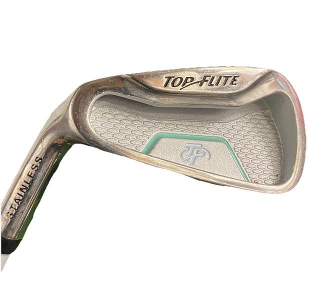 Top Flite Stainless 7 Iron LH Ladies Flex Graphite 36" New Grip Nice Lefty Club