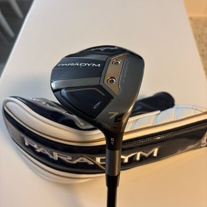 Like New Callaway Paradym 21* 7 Wood, Right Hand Stiff Flex
