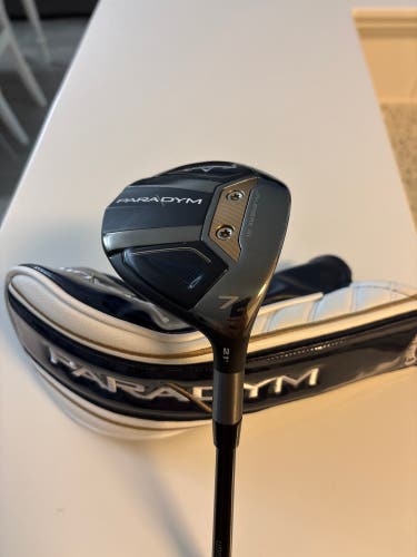 Like New Callaway Paradym 21* 7 Wood, Right Hand Stiff Flex