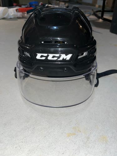 Medium CCM Super Tacks X Helmet Pro Stock (Used) + Visor