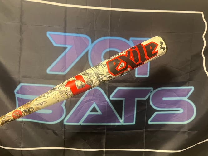 2026 DeMarini Exile Alloy BBCOR Certified Bat (-3) 30 oz 33" (Used)