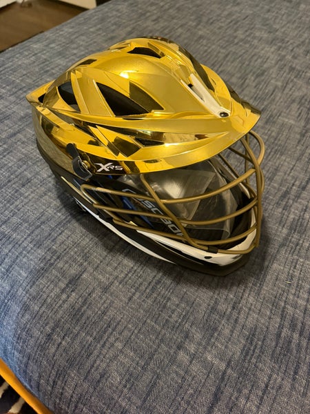 Gold Chrome Cascade XRS Helmet (New)