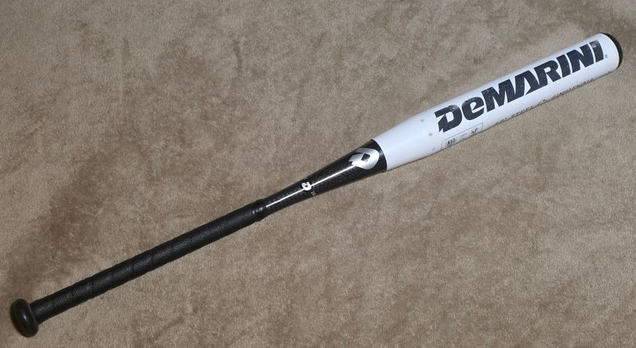 VGUC 2006 OG Demarini White Steel SingleWall ASA Slowpitch Softball Bat 34"/30oz