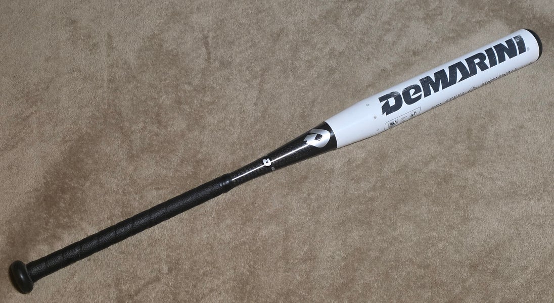 VGUC 2006 OG Demarini White Steel SingleWall ASA Slowpitch Softball Bat 34"/30oz