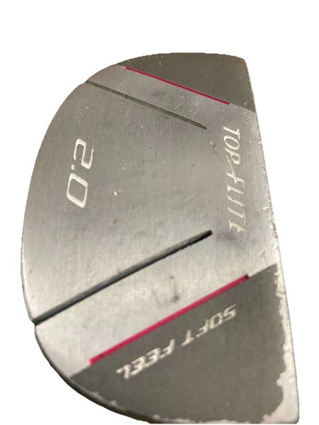 Top Flite Soft Feel 2.0 Mallet Putter RH Ladies Steel 33" New Midsize Grip Nice