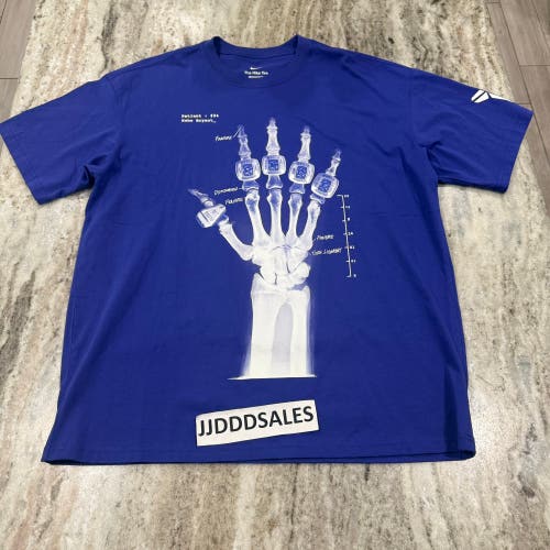 Nike Kobe Bryant Broken Not Beaten Light Concord T-Shirt X-RAY HV6694-432 Size L
New Without Tags