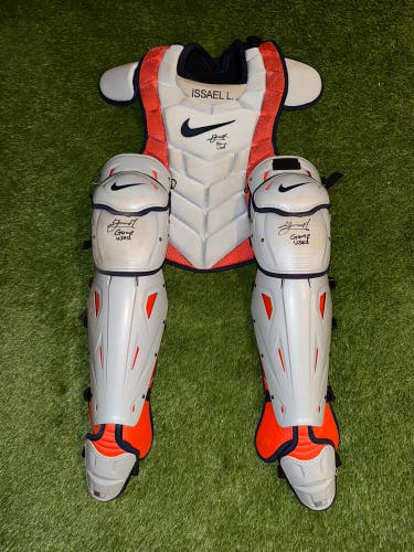 Nike Diamond Elite Catcher’s Gear Yanier Diaz Game Used 18”