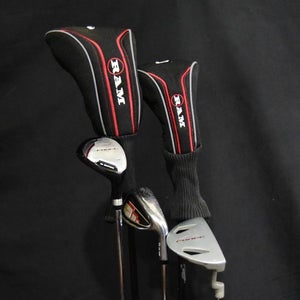 RAM FORCE GOLF SET DRIVER (44"), 3 WOOD, PUTTER,  REGULAR FLEX