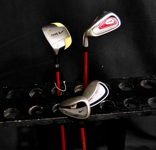NIKE SQ GOLF SET 5W (30") , P, S, 5I (27") , JUNIOR FLEX