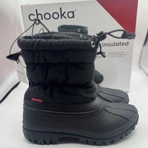 Women’s New Chooka Nylon Mid Calf Winter Snow Boot Faux Fur Puffer Boot SZ 7