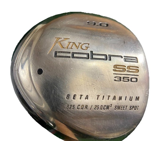King Cobra 350 SS Titanium Driver 9* RH 60g Stiff Graphite 44.5 New Midsize Grip