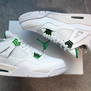 White Men's Size M 10.0 (W 11.0) Adult Air Jordan Jordan 4 Shoes (New)
