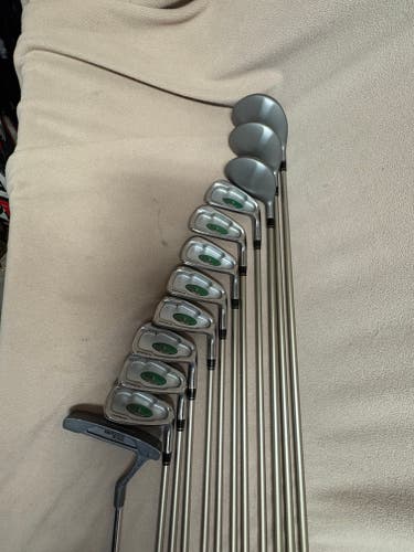 Men's PowerBilt Slam Right Handed Clubs (Full Set) Regular Flex 12 Pieces (Used)