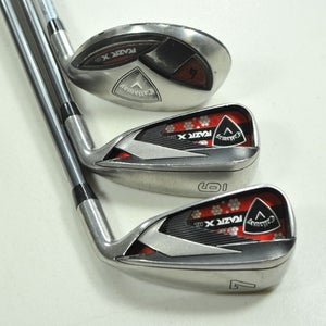 Callaway RAZR X HL Ladies Flex #4 Hybrid, #6 and #7 Irons 50g Graphite #200385