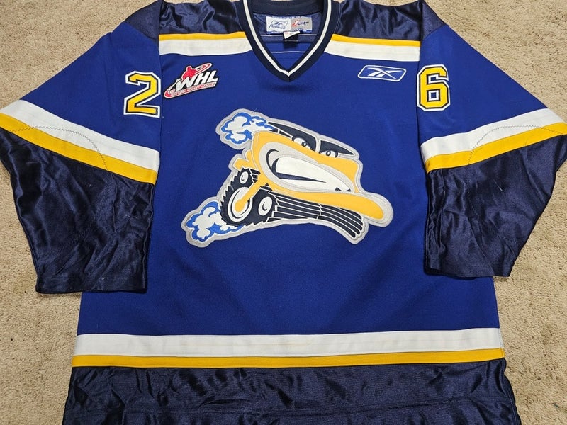 JOEL EISENKIRCH 03'04 Saskatoon Blades WHL  Game Worn Hockey Jersey