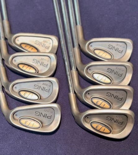 Men's Ping I3 Right Handed Clubs (Full Set) Stiff Flex 7 Pieces (Used)