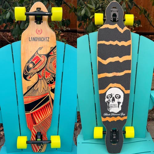Landyachtz Skateboards Battle Axe 40” Bamboo Complete Longboard Skateboard 2014