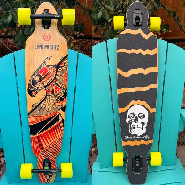 Landyachtz Skateboards Battle Axe 40” Bamboo Complete Longboard Skateboard 2014