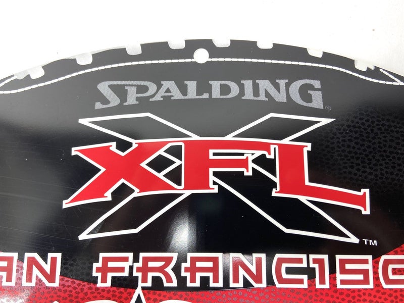 San Francisco Demons Vintage XFL 2000 NOS Plastic Team Sign (New)