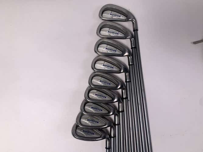 Callaway X-14 Iron Set 3-PW+SW Steelhead X-14 Gems Firm Graphite Mens RH