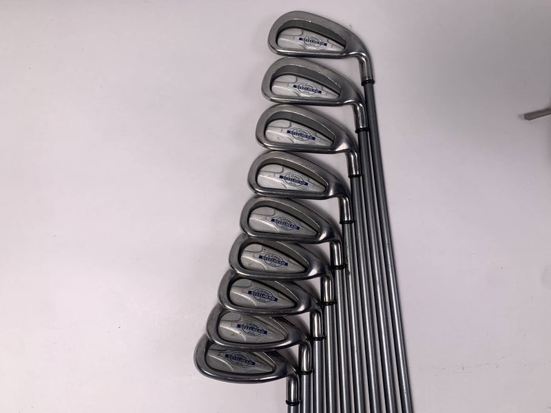 Callaway X-14 Iron Set 3-PW+SW Steelhead X-14 Gems Firm Graphite Mens RH