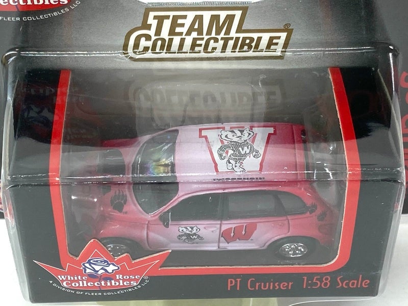 University of Wisconsin Badgers Vintage 2001 NCAA 1:58 Scale NOS PT Cruiser (New)