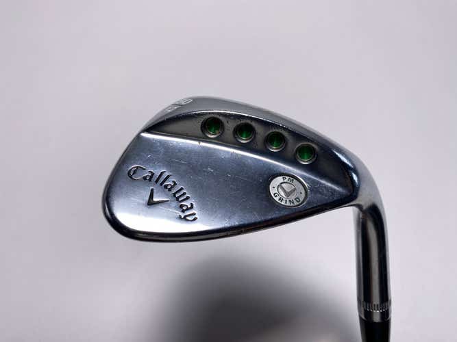 Callaway Mack Daddy PM Grind Lob Wedge LW 60* 12 Bounce KBS Hi-Rev 2.0 115g RH