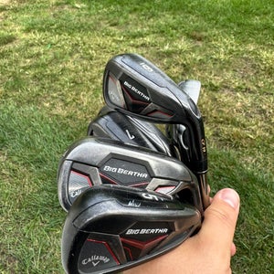 Men's 2019 Callaway Big Bertha 2019 Right Handed Iron Set (7 Clubs) #5 - GW Graphite Shaft (Used)