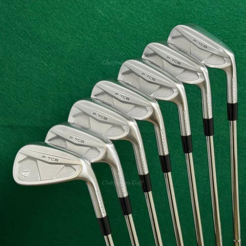 TayorMade P-7CB Forged 2024 4-PW Iron Set Dynamic Gold 115 S300 Steel Stiff