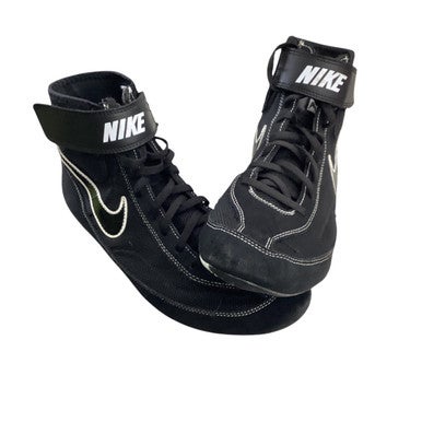 Used Nike Wrestling Shoes Black Senior 10.5 11760-S000082857
