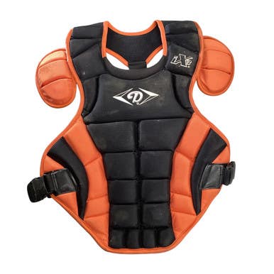 Used Diamond CHEST PROTECTOR Catchers Chest Protector Orange Adult 11760-S000082847