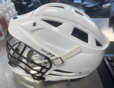 Used Cascade CPX-R Lacrosse Helmet White MD 11497-S000152684