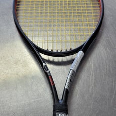 Used Prince O3 RED Adult Tennis Racquet Black 4 3/8" 11497-C000152670