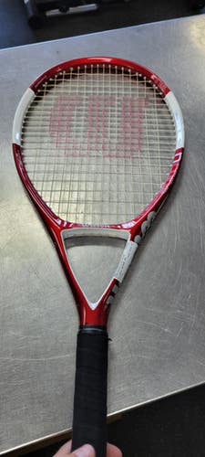 Used Wilson NCODE N5 Adult Tennis Racquet Red 4 3/8" 11497-C000152669