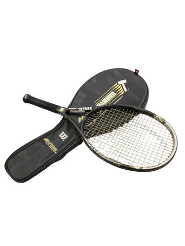 Used Wilson HYPER HAMMER Adult Tennis Racquet Black 4 1/2" 11884-S000053695
